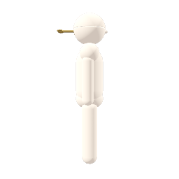The Fink figure from the side